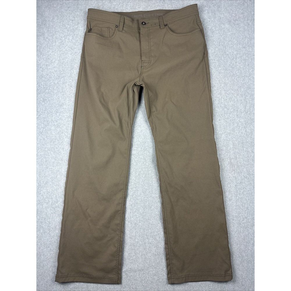 Prana Pants Mens 38(37)x32 Brion Slim Fit Breathe Hiking Outdoor Camping Stretch